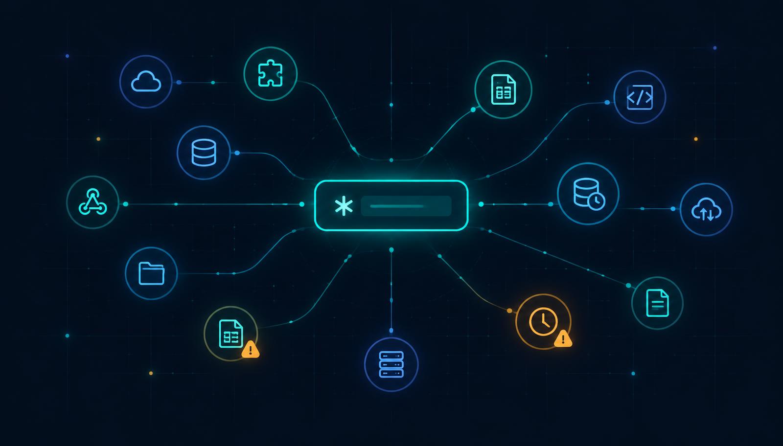 A required NetSuite field connected to integrations, imports, scripts and records, with two warnings